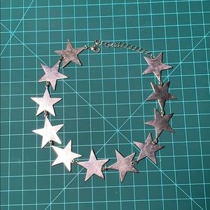 Nasty Gal Silver Star Choker